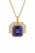 Violet art deco pendant style A, product shot